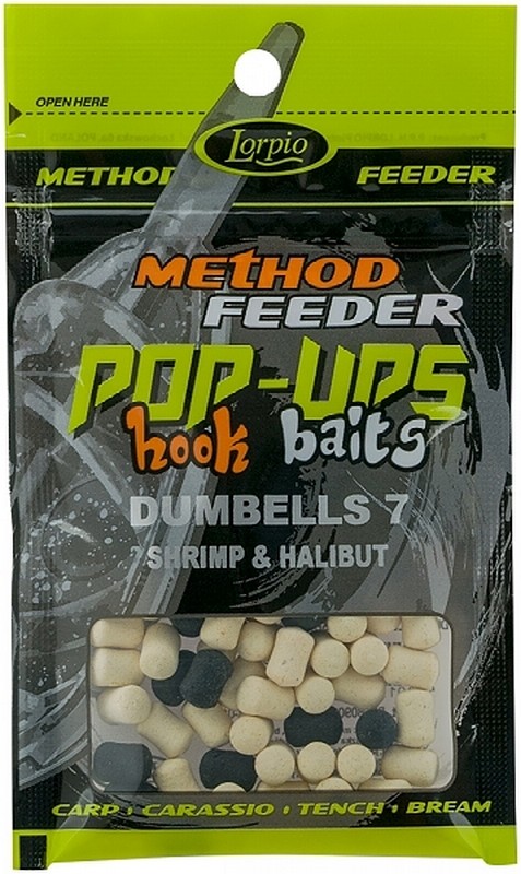 Lorpio - Hook Baits Pop Up Dumblles 7mm Shellfish Halibut 15g
